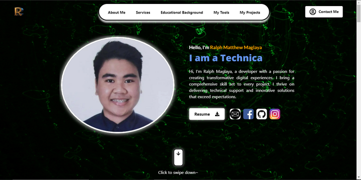 My portfolio Site